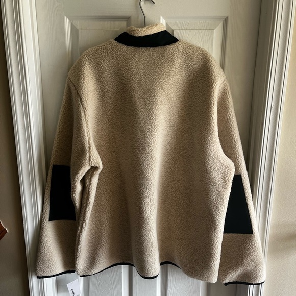 NWT Men’s Cream Sonoma Sherpa Jacket size 4XL Tall - Picture 4 of 9